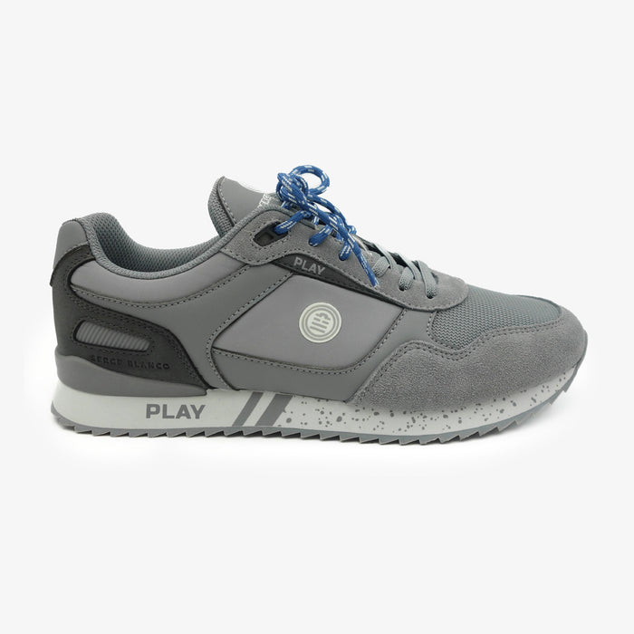 Sneaker Chamonix Play Semelle Tachetée Gris souris Homme SERGE BLANCO