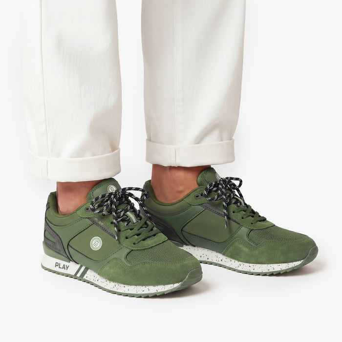 Sneaker Chamonix Play vert militaire SERGE BLANCO
