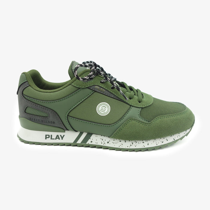 Sneaker Chamonix Play vert militaire SERGE BLANCO