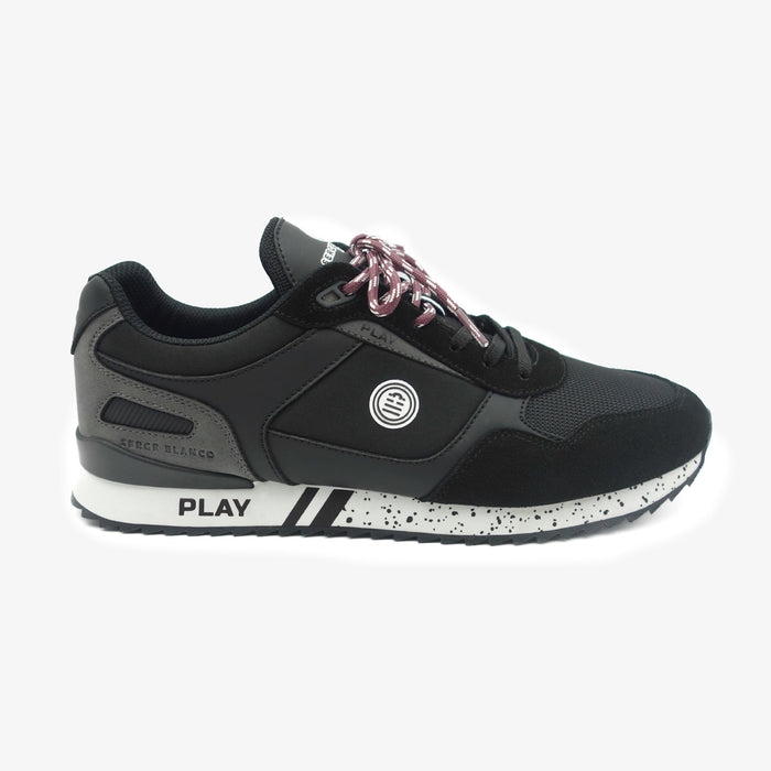 Sneaker Chamonix Play Semelle Tachetée Noire Homme SERGE BLANCO
