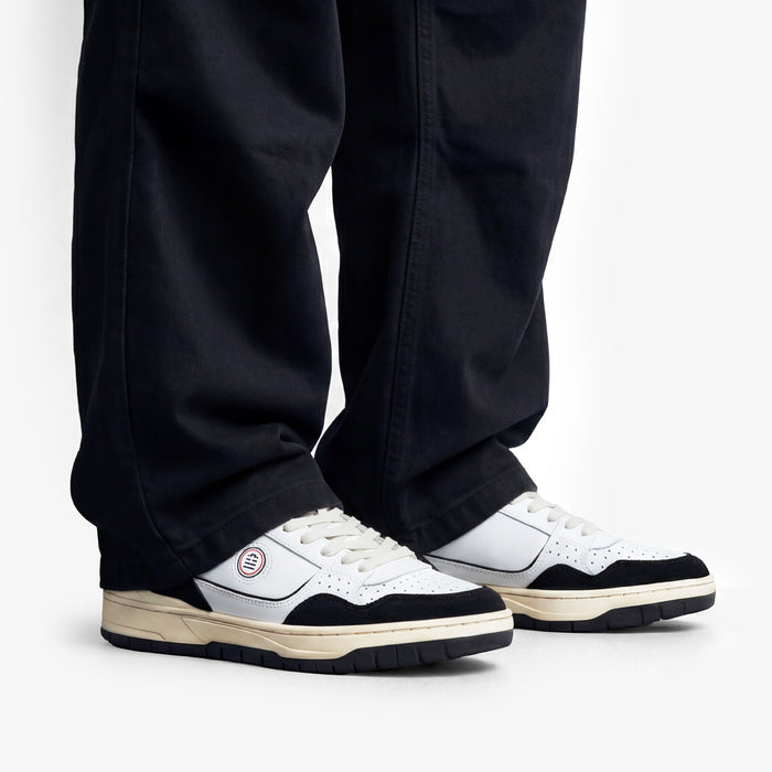Sneaker Vernaz bicolore noire SERGE BLANCO