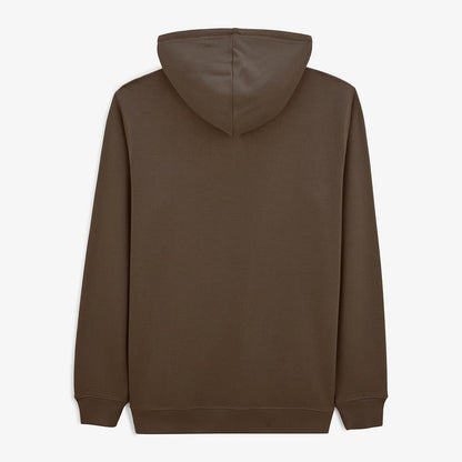 Sweat à capuche hoodie marron cafe en coton homme SERGE BLANCO