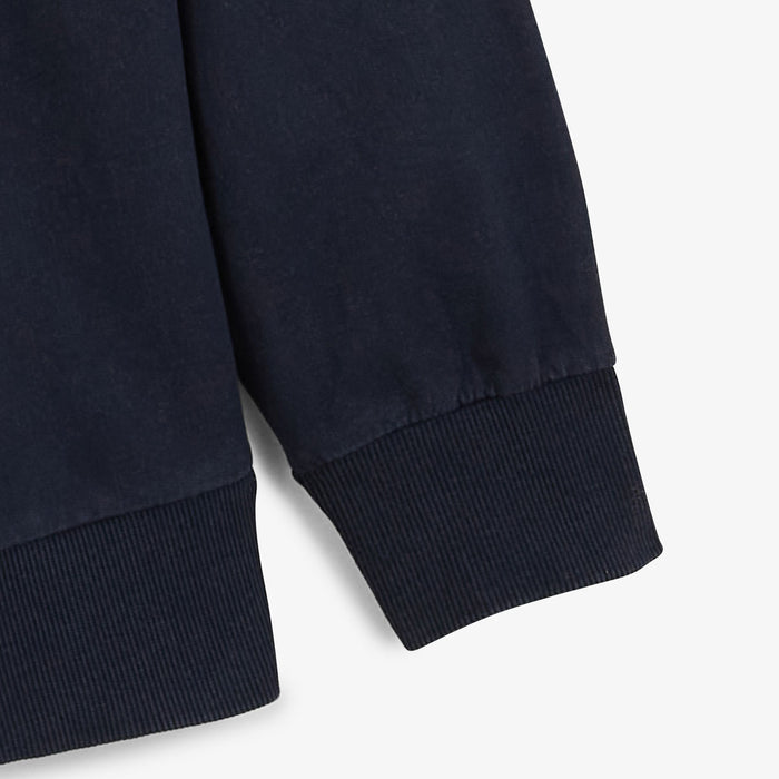 Sweat col rond Archives Teinture Old en Coton Bleu Marine Homme SERGE BLANCO