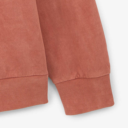 Sweat col rond Archives teinture old en coton orange rouille Homme SERGE BLANCO