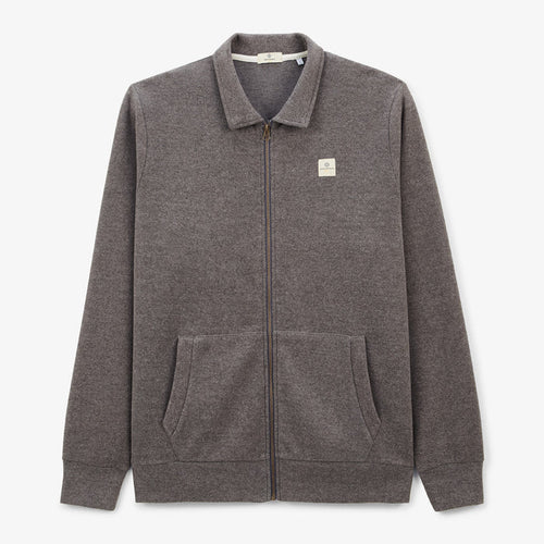 Sweat Zippé Avec Col Polo Souleman Shitake Homme SERGE BLANCO