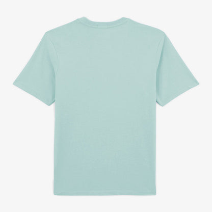T-shirt col rond Theo en coton bleu celeste HOMME SERGE BLANCO