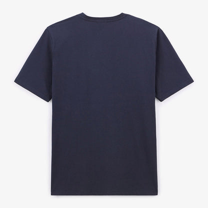T-shirt col rond Theo en coton bleu marine HOMME SERGE BLANCO