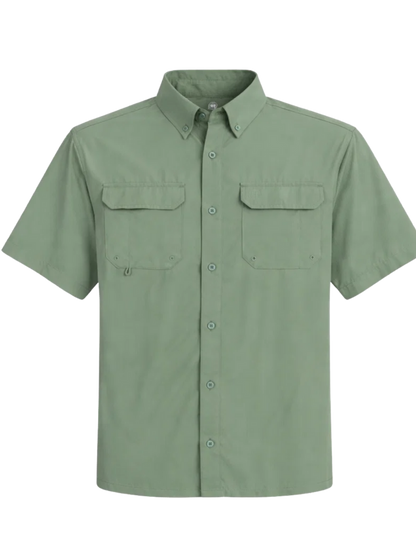The Beaufort Short Sleeve: Bay Green
