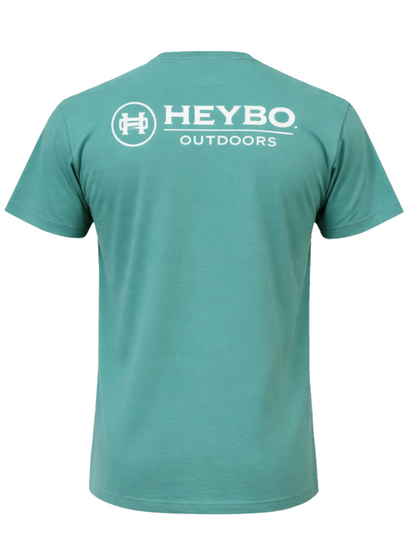 Traditional Logo Tee: Seafoam