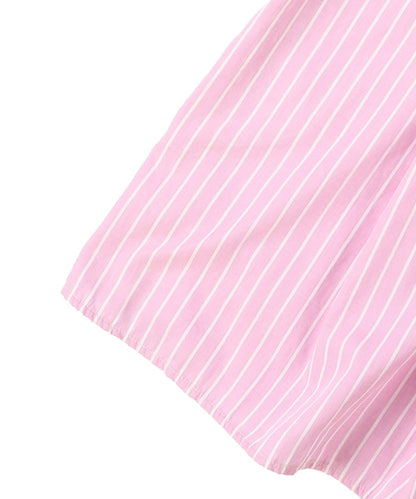Typewriter Cloth Switched Design Shirt Dress