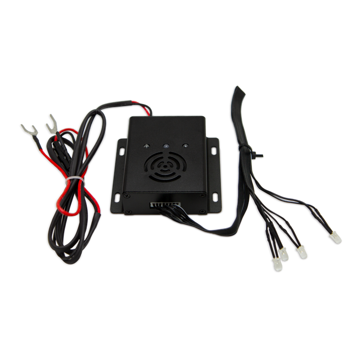 UltraSweep Traveler ultrasonic pest repeller with LED lights – protects cars, trucks, RVs, and boats from rodents chewing wires