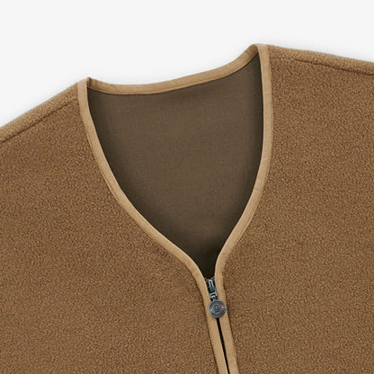 Blouson Polaire Sans Manches Beige Worker PLAY Homme SERGE BLANCO