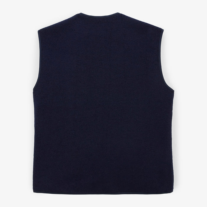 Blouson Polaire Sans Manches Bleu Dark Navy Worker PLAY Homme SERGE BLANCO