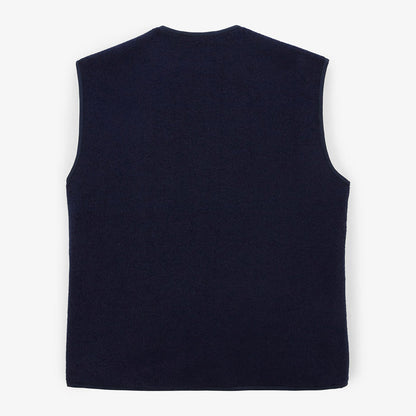 Blouson Polaire Sans Manches Bleu Dark Navy Worker PLAY Homme SERGE BLANCO