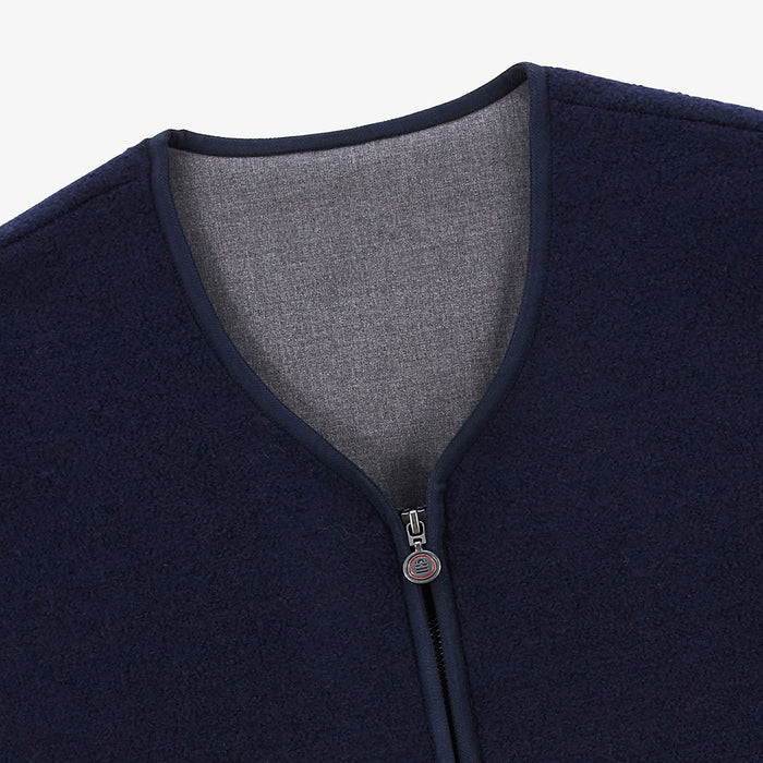Blouson Polaire Sans Manches Bleu Dark Navy Worker PLAY Homme SERGE BLANCO