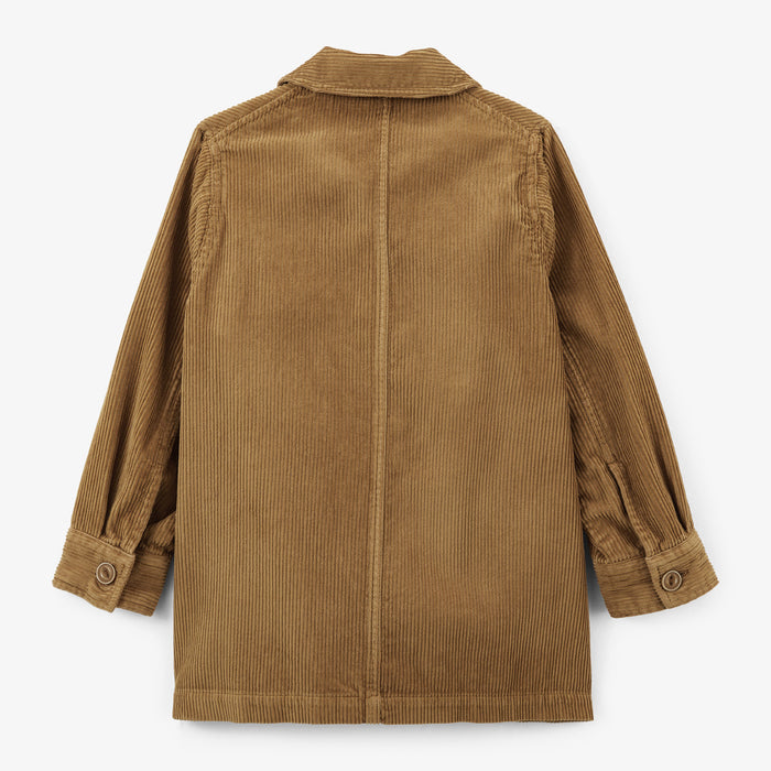 Veste Worker garçon en velours marron noisette Wilfried SERGE BLANCO
