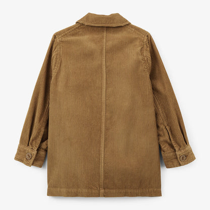 Veste Worker garçon en velours marron noisette Wilfried SERGE BLANCO
