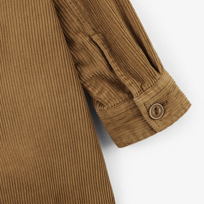 Veste Worker garçon en velours marron noisette Wilfried SERGE BLANCO