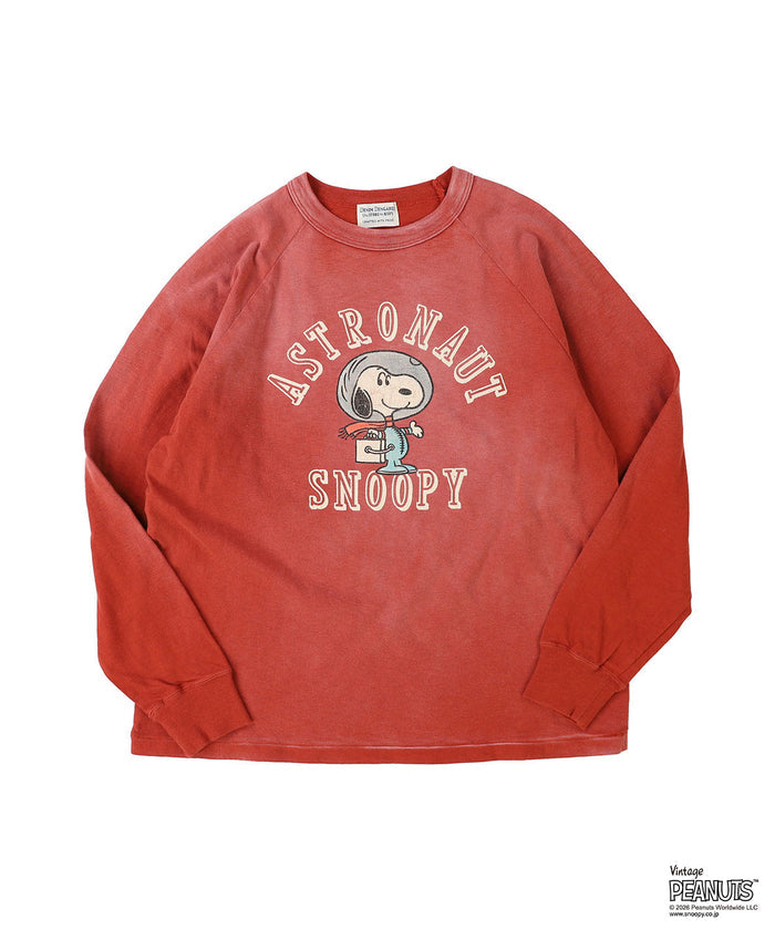Vintage Cotton Jersey SNOOPY ASTRONAUT Tee(LADIES)