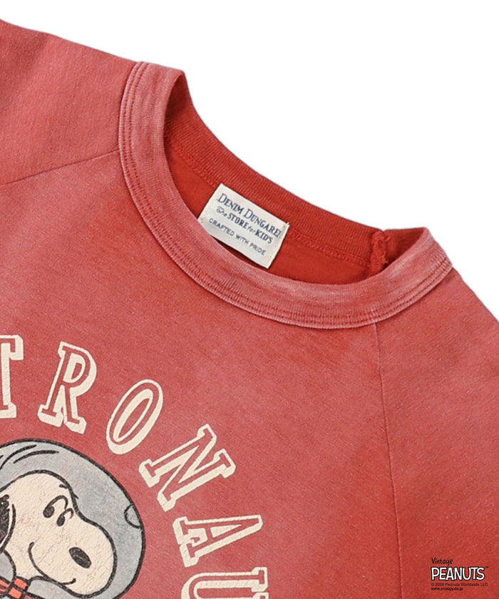 Vintage Cotton Jersey SNOOPY ASTRONAUT Tee(LADIES)