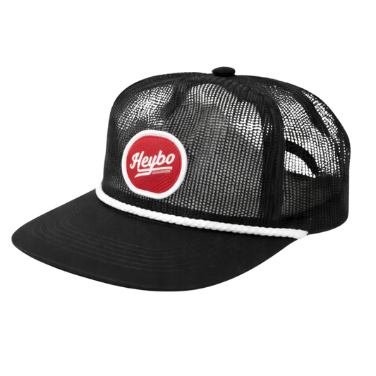 Vintage Label Full Mesh Rope Hat