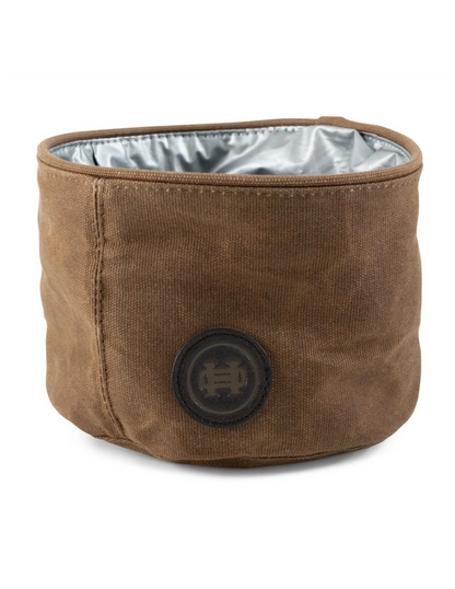 Waxed Collapsible Dog Bowl
