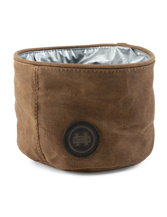 Waxed Collapsible Dog Bowl